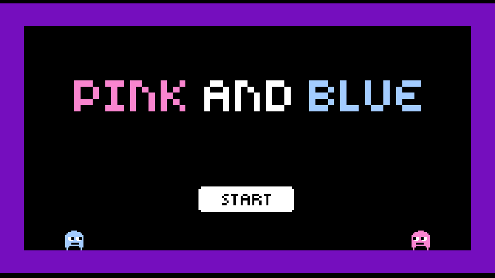 Pink and Blue